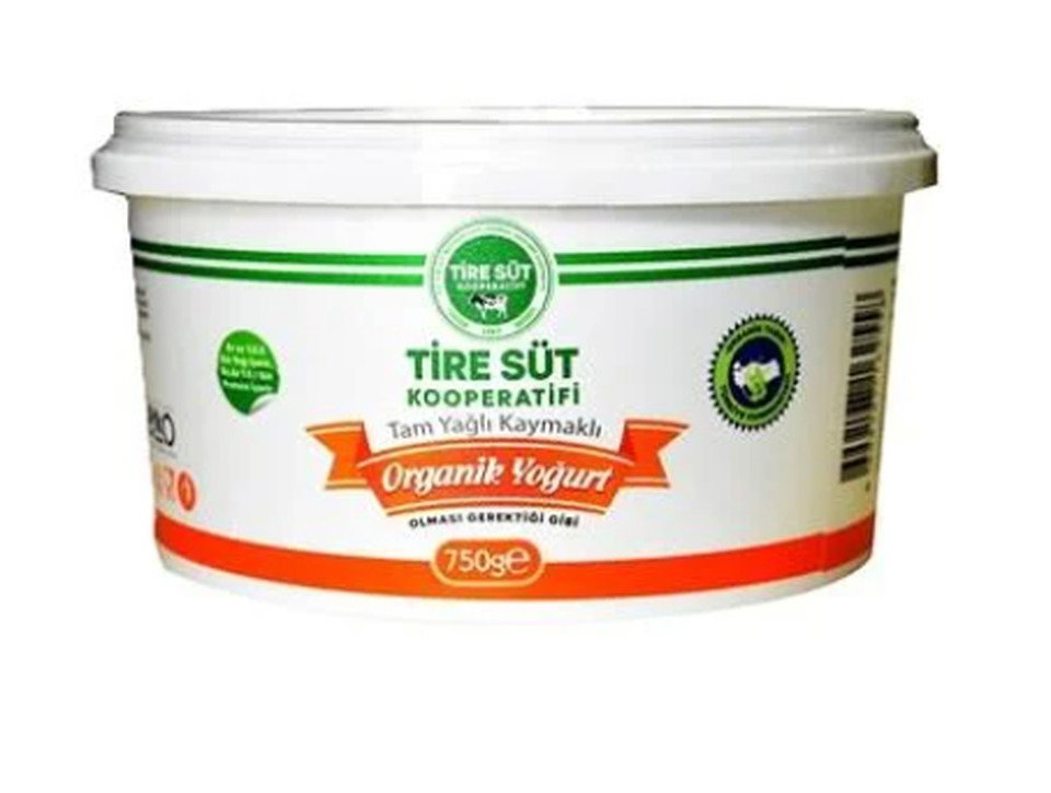 TİRE ORGANİK YOĞURT 750 GR